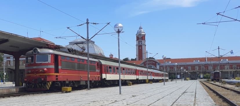 Bulgarian Train Station