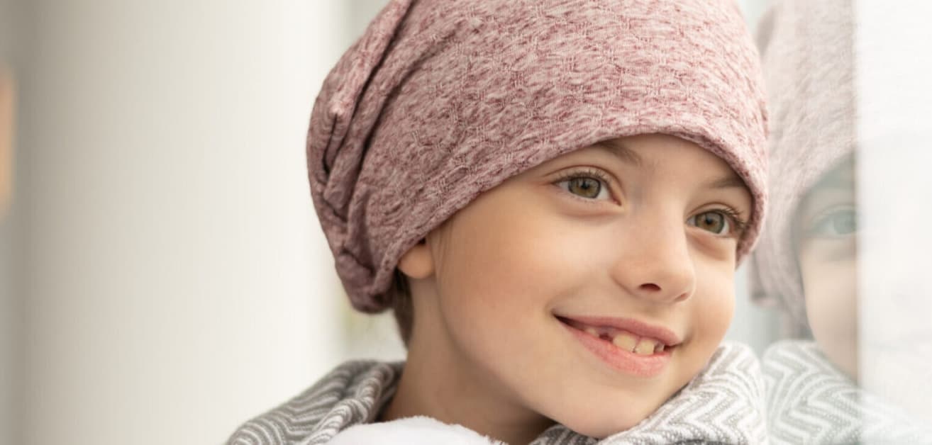 Kid with leukemia